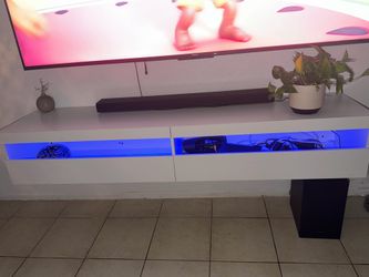 Floating tv stand
