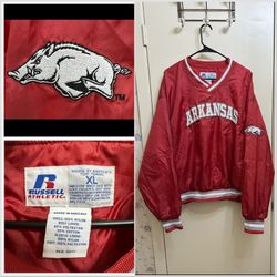 Vintage Arkansas Razorbacks Pullover Mens Size XL