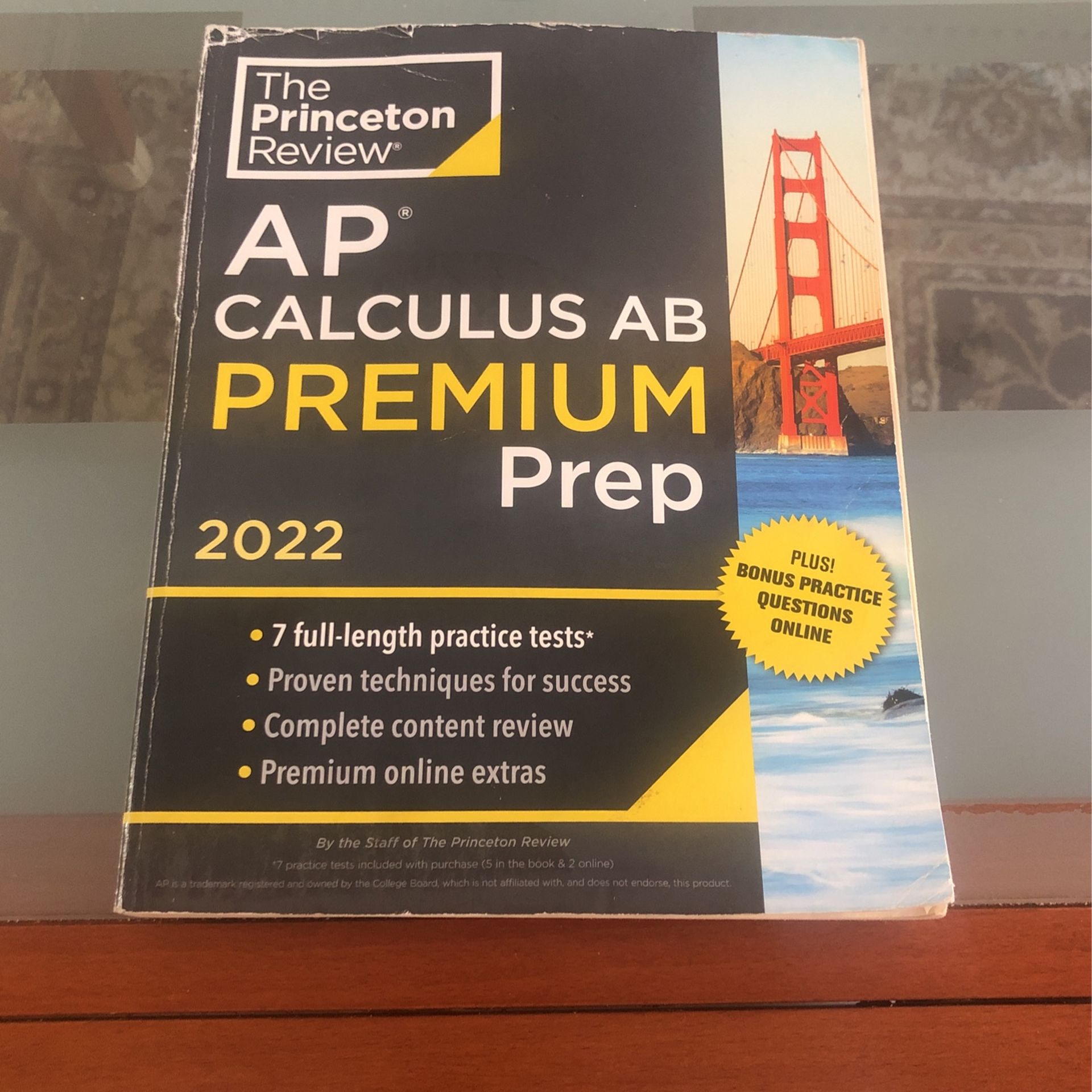 Princeton Review AP Calculus AB Premium Prep, 2022: 7 Practice Tests + Complete Content Review + Strategies & Techniques (2022)