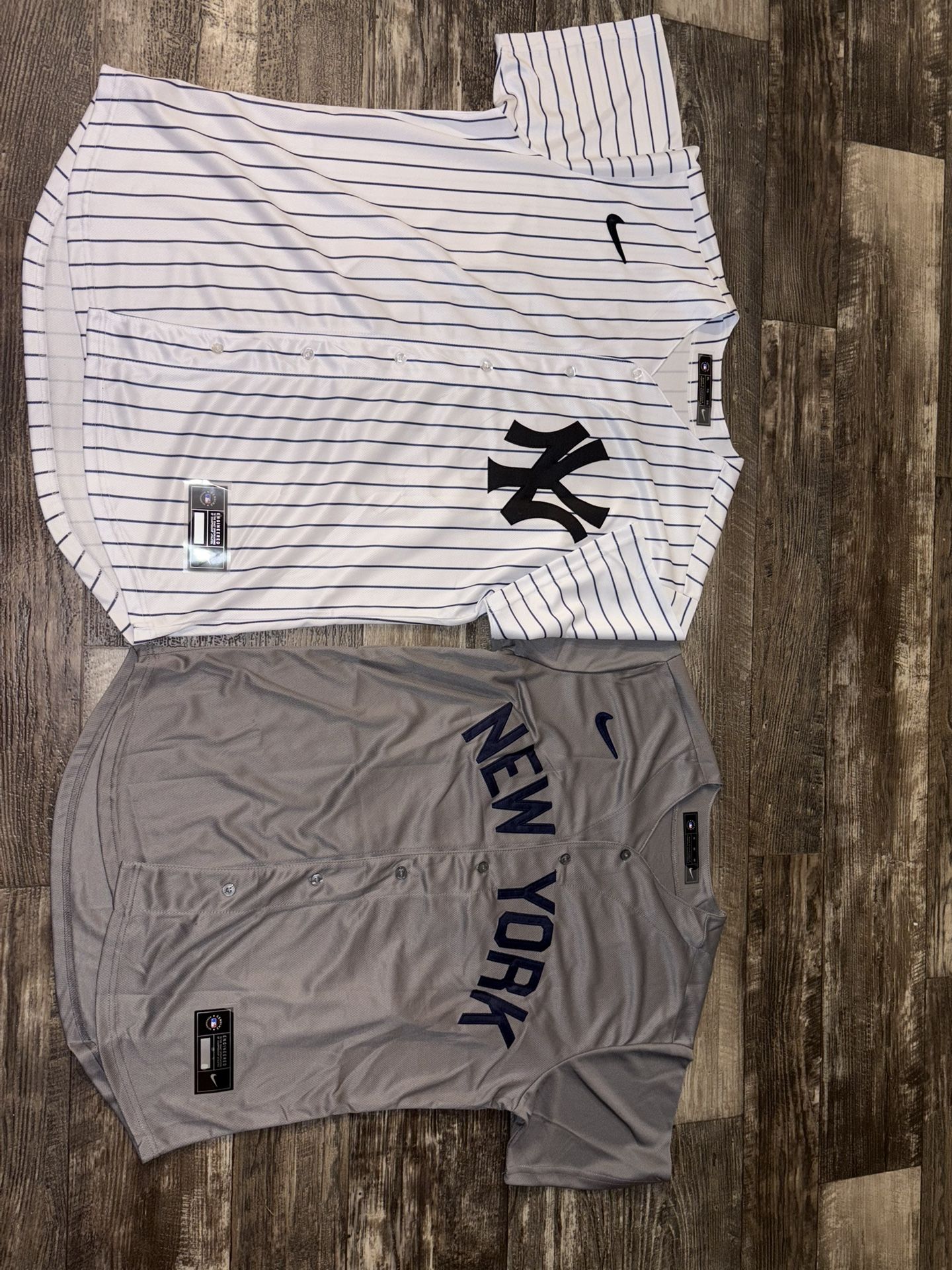 Aaron Judge (sizes In Description) white and gray New York Yankees baseball jersey