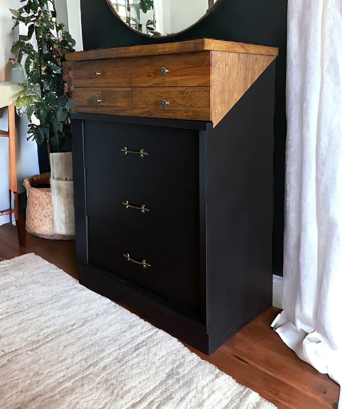 MCM Updated Dresser/ Beautiful Mid Century Modern