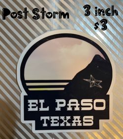 El Paso Franklin Mountain— Stickers 3 Inch