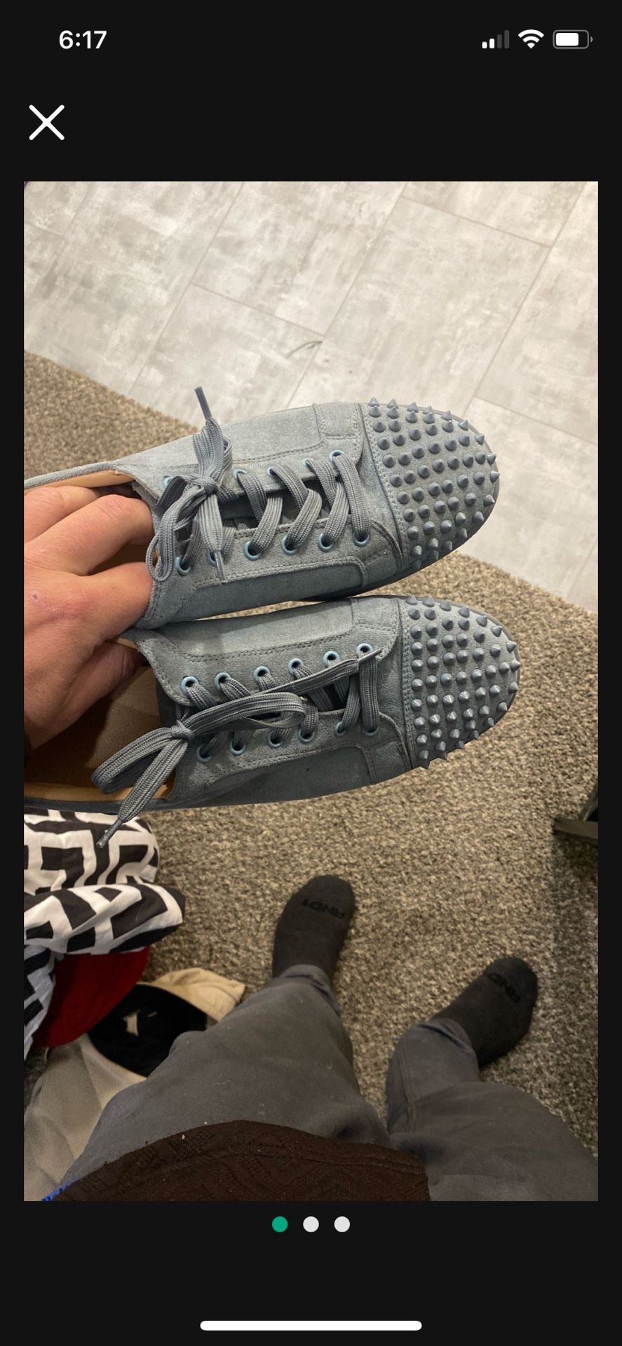 Christian Louboutin’s men’s size 11