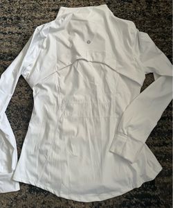 White lulu define jacket size 8