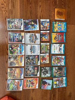 Nintendo Wii Wii U DS Game Lot – Mario, Smash Bros, Skylanders