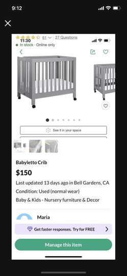Babyletto Mini Crib