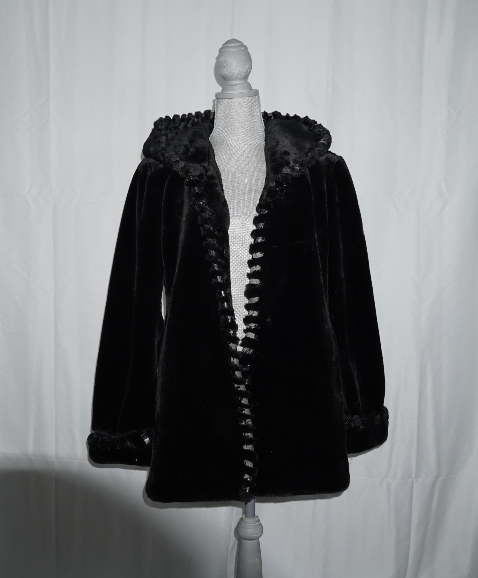vintage Jones New York faux fur coat