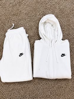 White Nike set- jacket and pants both size M