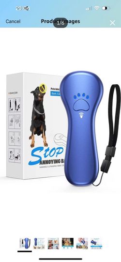 Brand new in box Devices,Rechargeable Ultrasonic Dog Bark Deterrent up to 16.4 Ft Effective Control Range Safe for Human & Dogs Portable Indoor & Outd