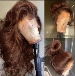 180% density body wave 13x4 18 inch natural hair wig