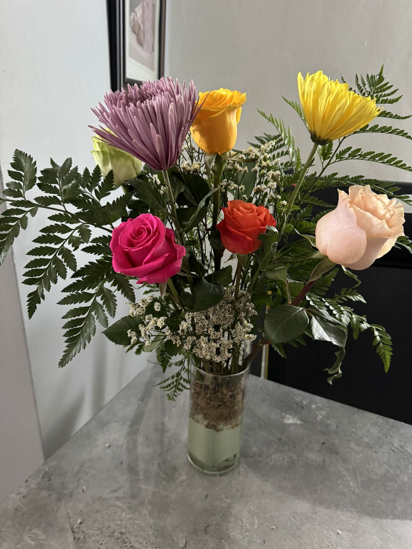 Real flower arrangements