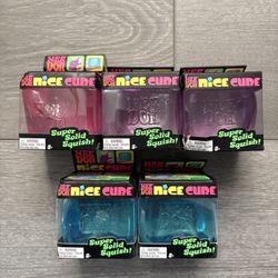 Needoh Nice Cube Blue Pink Purple