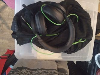 XBox Black and Green Wired Gaming Headset