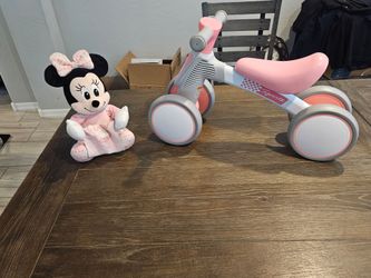 Baby Balance Bike Toddler Ride-On Pink