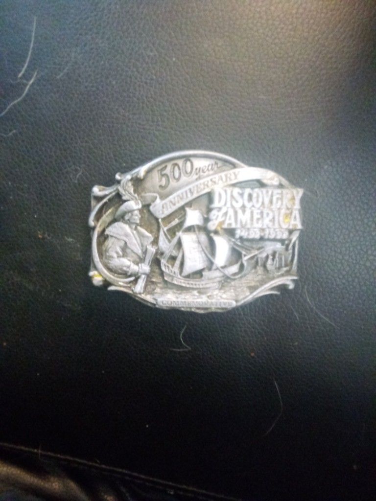 Limited Edition 500 Year Anniversary Christopher Columbus Buckle