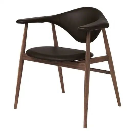 Design Public Masculo Dining Chair - Wood Base Gamfratesi For Gubi
