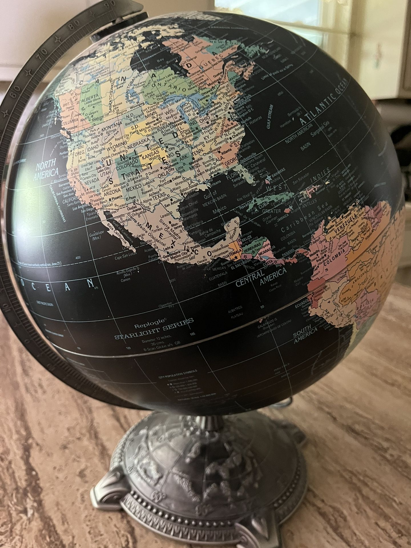 Large World Globe that Lights Up