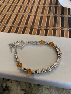 Longhorns silver 925 bracelet with charm