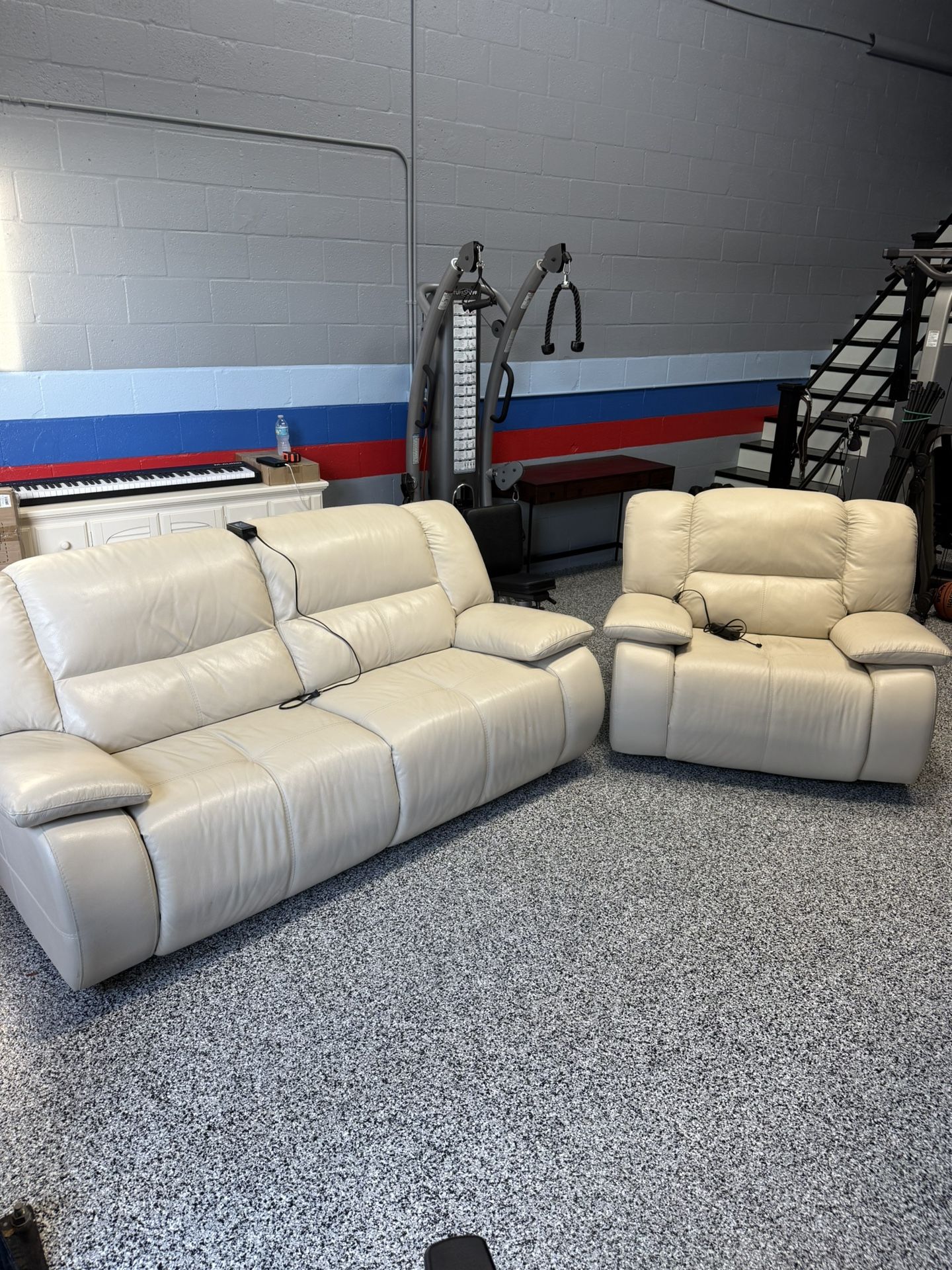 Leather Sofas Set