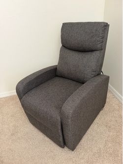 Gray Massage Recliner w/ Remote Like New