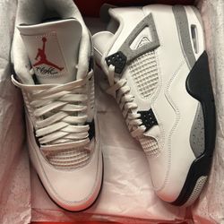 Jordan 4 White Cement Size 11.5 New