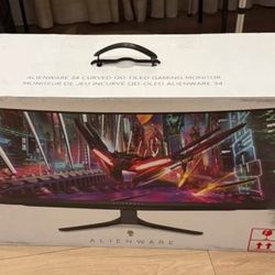 New In box 34” OLED Ultrawide Monitor - AW3423DWF