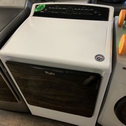 White And Black Whirlpool Dryer