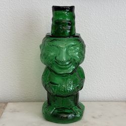 Vintage Tiara Exclusives Jolly Mountaineer decanter, also known as the "Old Man Decanter"