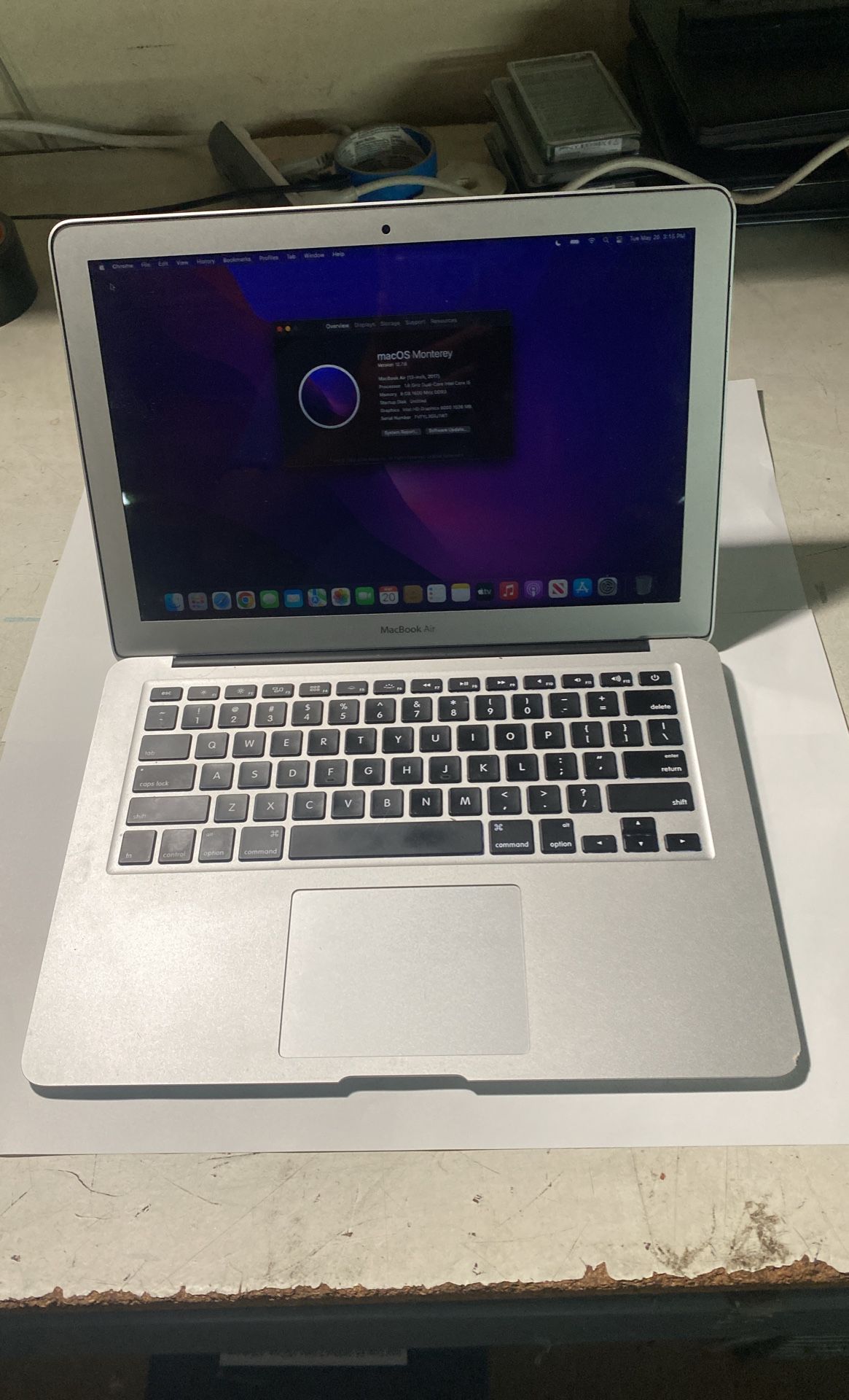 2017 MacBook Air I5, 256 GB SSD
