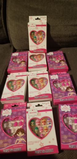 10 Sets of Little/young girl nails
