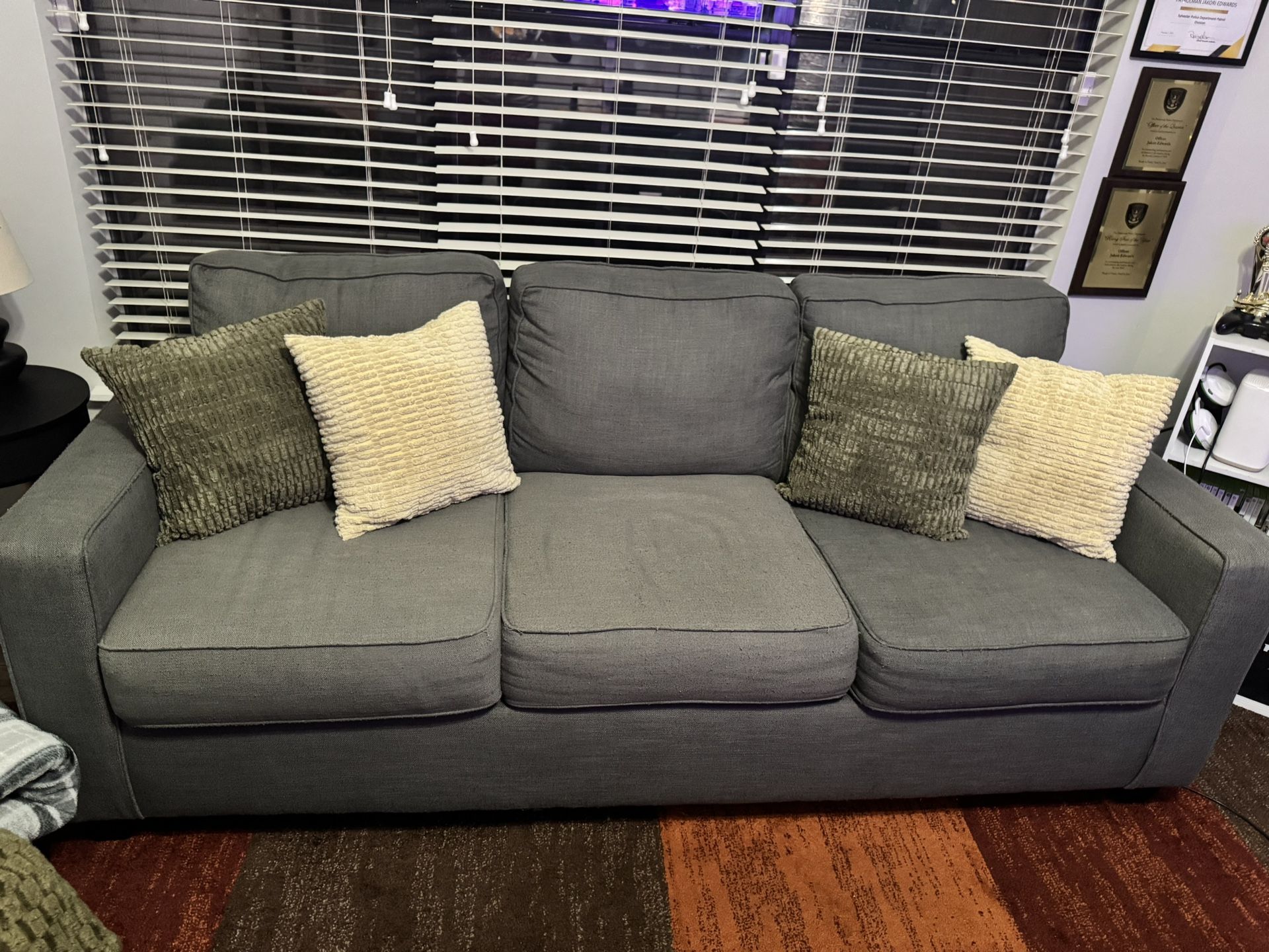 Gray Sofa Set