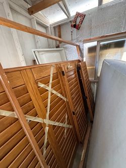 Window wood shutters