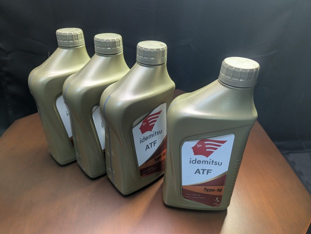 Idemitsu ATF Type M Oil Fluid - Set of 4 Quart - Auto Trans For Mazda 2 3 5 6 CX-7