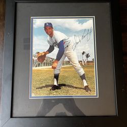 Dodgers Sandy Koufax Signed Photo