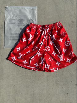 Red lv shorts