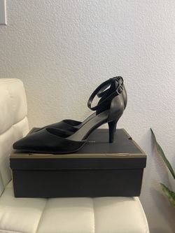 Black Pointed Heels 