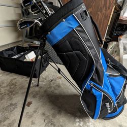 Top Flite golf club set & bag
