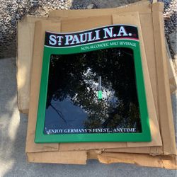 St. Pauli Girl Beer Erasable Menu Board Message Board Man Cave Bar Display Board