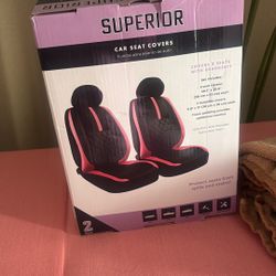 Light Pink Car Seat Covers