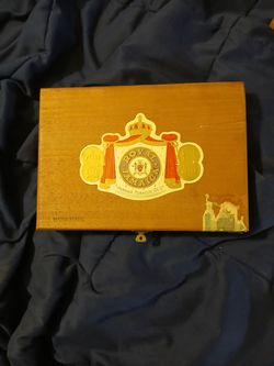 Vintage wooden cigar boxes