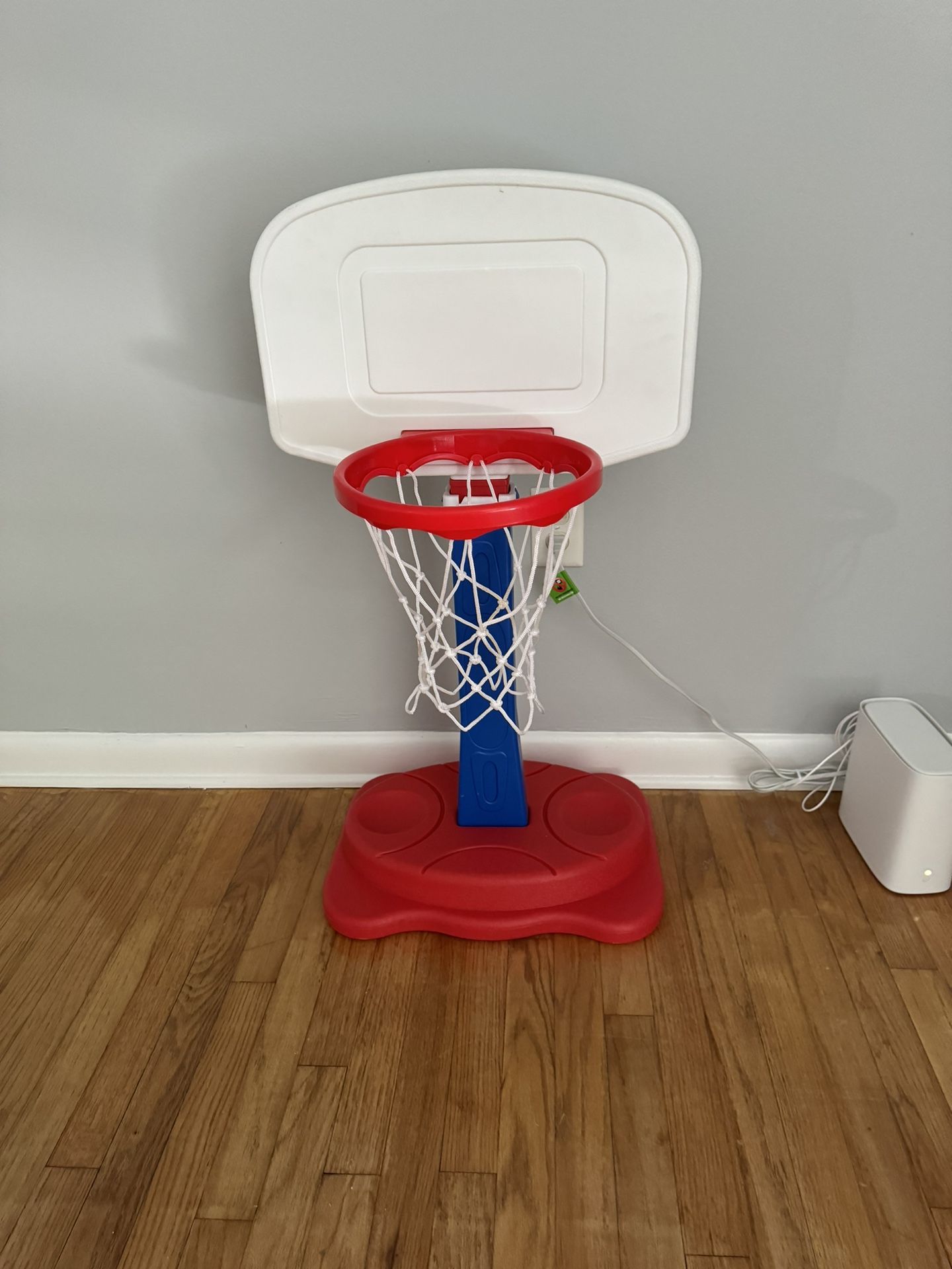 Play Day Adjustable Basketball Goal for Kids- With A Basket Ball