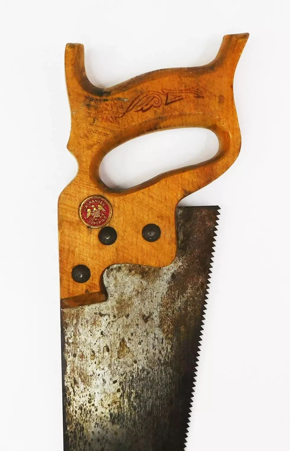 Antique Warranted Superior 24" Hand Saw