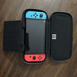 Nintendo Switch - OLED Model w/ Neon Red & Neon Blue Joy-Con - Nintendo Switch - OLED Model