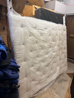 FREE White King Bed Frame.  NEEDS CLEANING!