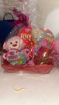 valentines day kid basket
