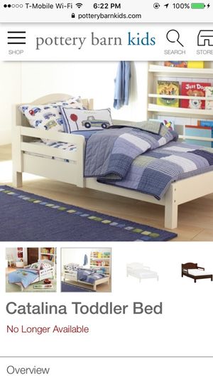 Pottery Barn Catalina Toddlers Bed For Sale In Aventura Fl Offerup