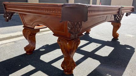 8FT American Heritage Pool Table - 3pc slate - Delivery/Setup, any color felt & accessory kit included
