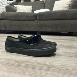 All Black Vans