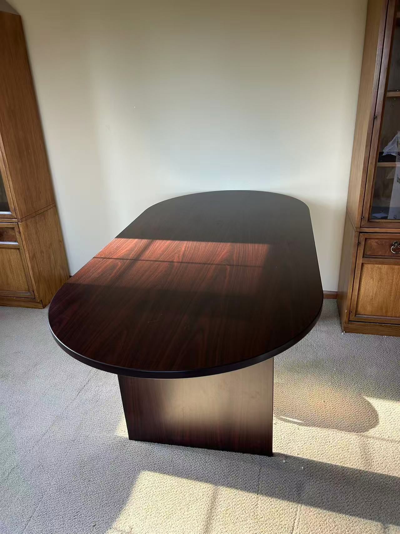 Oval Office Desk 60” W x 30” D x 29” H, very elegant, super sturdy