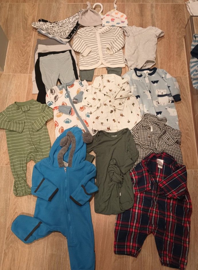 0-3 Months Warm Clothes Set